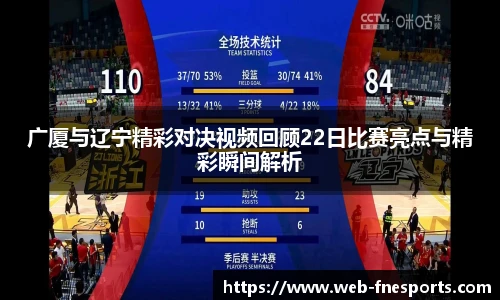 广厦与辽宁精彩对决视频回顾22日比赛亮点与精彩瞬间解析